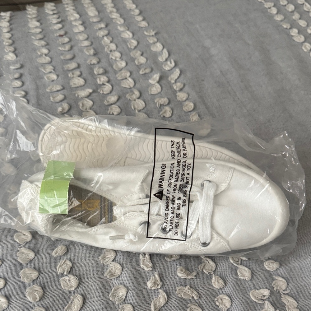 Kids White Sneakers - Picture 5 of 5